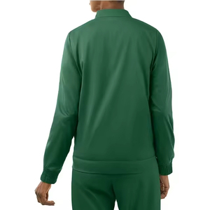 Blouse médicale sur mesure pour femme avec logo brodé, impression, tricotée, en mélange de coton écologique et durable, pour usage hospitalier, avec broderie - Product Image 2