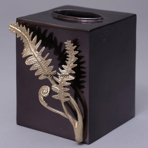 Boîte à mouchoirs en acier inoxydable, design luxueux, boîte à mouchoirs créative, portable, décorative, pour la maison - Product Image 6