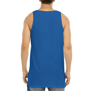 Rapid Sports Men's Breathable Eco-Friendly Quick Dry 100% Organic Cotton Sleeveless Tank Top High Street Front Gym Training - Product Image 4
