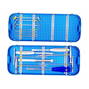 Boîte de Stérilisation pour Instruments à Petits Fragments en Acier Inoxydable, Réutilisable, Autoclavable, Manuelle, Certifiée MOL CE par Grip Surgical - Product Image 5