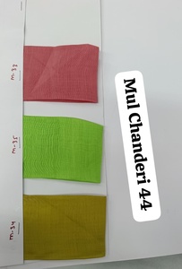 Plane Mull Chanderi <b>Fabric</b> - Product Image 4