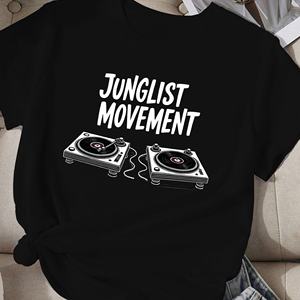Young list Junglist Movement avec platines t-shirt comfit femme - Product Image 1