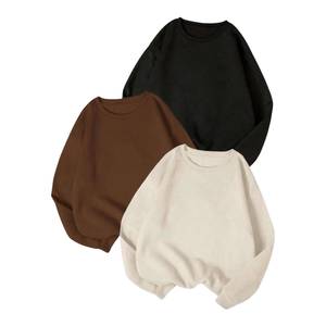 Sudadera Unisex con Cuello Redondo, Corte Regular, Forro Polar, Poliéster, Tallas Grandes, Transpirable, para Invierno, con Logotipo Frontal de AGNI INDUSTRY - Product Image 1