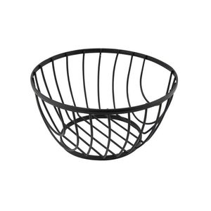 Organisateur de cuisine, panier de rangement pour fruits frais en fil de fer, couleur noire, panier et récipient à fruits à prix raisonnable - Product Image 6