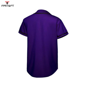 Camiseta Deportiva Transpirable Personalizada para Uniforme de Equipo de Béisbol - Product Image 2