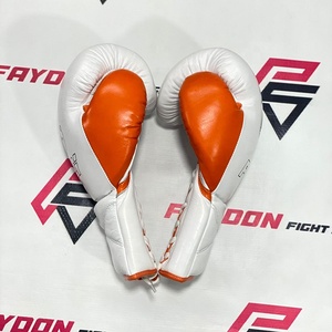 Gants en cuir professionnels personnalisés OEM, blancs et marron, pour le sparring, le kickboxing, le MMA, le Muay Thai et les arts martiaux – Vente en gros, dernières nouveautés - Product Image 6