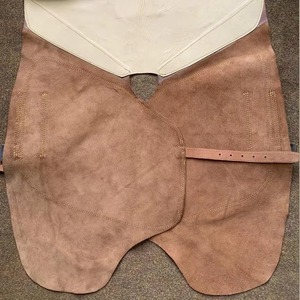 Chaps de ferrier professionnel en cuir robuste, réglables, pour le sablage et la protection des sabots, protection pour le travail de sablage - Product Image 5