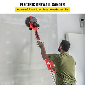 Ponceuse électrique pour cloisons sèches 850W avec poignée télescopique pliable, vibrateur à béton à vitesse variable 800, pour cloisons sèches et plaques de plâtre - Product Image 2