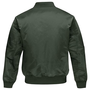 Blouson bomber en toile streetwear de haute qualité personnalisé pour homme, respirant et écologique, pour l'automne et l'hiver - Product Image 2