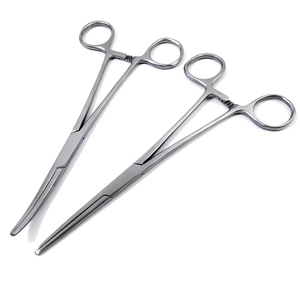 คีมห้ามเลือด Rochester-Pean คุณภาพพรีเมียม ขนาด 14 ซม. 16 ซม. 20 ซม. 24 ซม. แบบตรงและแบบโค้ง ทำจากเหล็กกล้าไร้สนิม สำหรับการผ่าตัด ได้รับมาตรฐาน CE ISO - Product Image 1