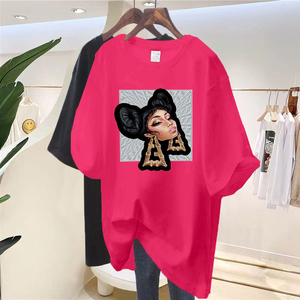 เสื้อยืดบาติกผู้หญิงแบบใหม่ พิมพ์ลายเชอร์รี่ ทรงหลวม แฟชั่นฤดูร้อน ราคาถูก รับผลิตตามแบบ (OEM) ราคาขายส่ง ปี 2026 - Product Image 1
