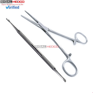 Kit de Aseo para Mascotas de 2 Piezas: Limpiador de Oídos y Removedor de Pelo para Perros y Gatos, Herramienta Veterinaria, Raspador de Sarro y Pinza Peán - Product Image 4