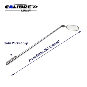 Miroir d'inspection télescopique ovale multifonction TAIWAN CALIBRE 2" x 1" avec rotation à 360° °   Tête pivotante - Product Image 5