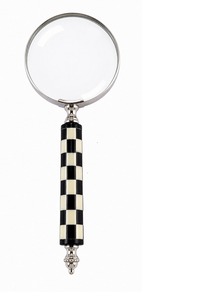 Lupa Artesanal de Cuerno de Búfalo con Elegante Marco de Latón, Herramienta de Lectura para Coleccionistas y Lectores de Libros - Product Image 3