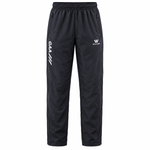 Pantalon décontracté pour homme WILCARE, couleur personnalisée, coupe ajustée, taille élastique, respirant, avec poches latérales, léger, idéal pour l'été - Product Image 1