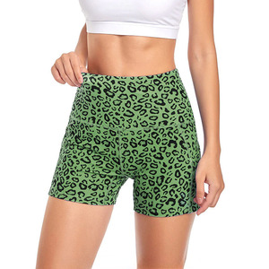 Women Workout Biker Shorts High Waist <b>Tummy</b> <b>Control</b> Activewear Shorts With Pocket Design OEM ODM Women Biker Shorts Lightweight - Product Image 1