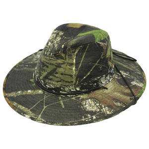 Gorra de Pesca, Senderismo y Caza de Poliéster Transpirable con Protección UV y Ala Ancha, Estilo Camuflaje, Personalizable al por Mayor - Product Image 1