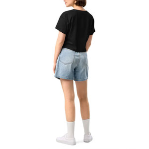 Reasonable Price Breathable High Performance Lightweight Best Service Slim Fit Short Sleeve Custom Logo Printed Women <b>Crop</b> <b>Top</b> - Product Image 2