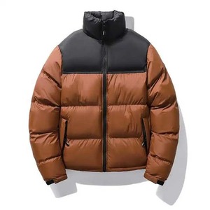 Winter Long Sleeve <b>Jacket</b> High Street High Quality Men's Puffer <b>Jackets</b> High Street Style Stand Collar Zipper Wholesale Price - Product Image 4