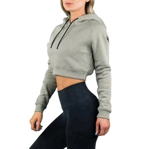 Las mejores sudaderas cortas antibacterianas de secado rápido para mujer, anti-pilling, cómodas, últimas novedades en sudaderas cortas para mujer. - Product Image 5