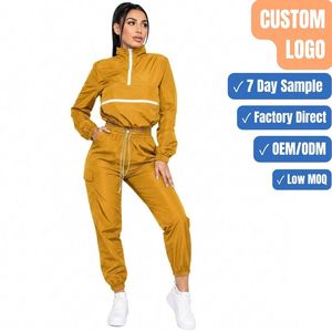 Chaqueta Deportiva Cortavientos de Nailon Suave de 300 g/m², Ropa Casual Personalizada OEM - Product Image 1