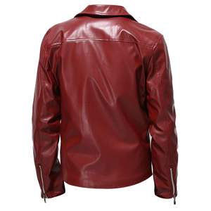 Professional Wear Latest Design Fashionable High Quality Men <b>Leather</b> <b>Jacket</b> New Fashionable <b>Long</b> Sleeve For Men <b>Leather</b> <b>Jacket</b> - Product Image 5