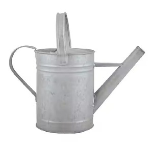 Arrosoir vintage côtelé en acier galvanisé et laiton pour fleurs et jardins, pour commande en gros, à prix abordable - Product Image 6