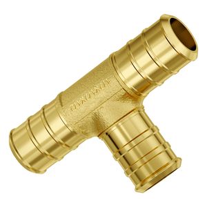 Raccordi per Aria Compressa in Ottone da 1/2 Pollice per Impieghi Gravosi, 50 Pezzi, Morsetti per Tubi, Connettori a T per Tubazioni, Raccordi per Impianti Idraulici - Product Image 3