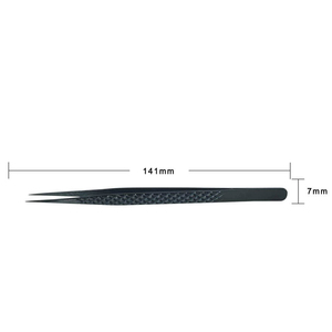 Pinzas para Pestañas de Marca Privada Personalizadas, Pinzas Rectas Hechas a Mano para Extensión de Pestañas Postizas - Product Image 2