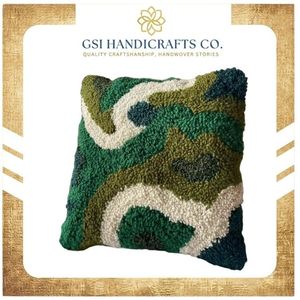 Cojín Decorativo Geométrico con Diseño de Cuadros, Estilo Bohemio, Multicolor, Abstracto, a Precio de Mayoreo - Product Image 2