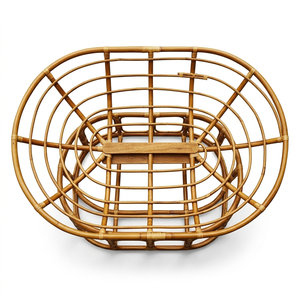 Fauteuil de loisirs de style moderne Mamasan sans coussin, avec structure en rotin et dossier Windsor, pour la maison et l'hôtellerie - Product Image 2