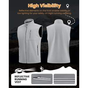 Chaleco Deportivo Ligero y Cortavientos para Hombre, Modelo 2025, con Bolsillos para Viajes, Senderismo y Running - Product Image 5