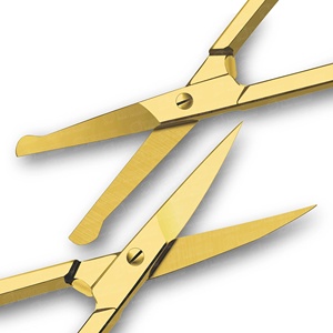 Multifunctional Stainless Steel Round Tip Small Nose Hair Facial <b>Beard</b> Mustache Eyebrow Trimming <b>Scissors</b> for Personal Care - Product Image 1