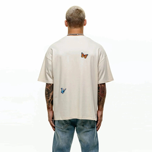 Camiseta Sublimada para Hombre, Estilo Moderno, Transpirable y Ligera, de Algodón/Fibra de Bambú, Diseño Sólido, en Stock - Product Image 1