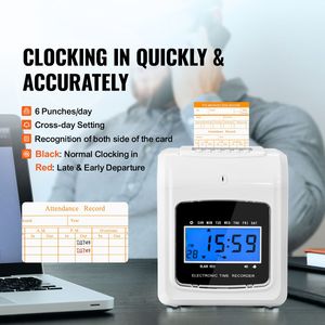 Reloj de Control de Asistencia Biométrico con Reconocimiento Facial y Comunicación USB, 6 Puntos de Registro Diarios, para Empleados de Pequeñas Empresas, Incluye 10 PUNTOS DE REGISTRO - Product Image 2