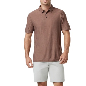 Camiseta Polo de Manga Corta para Hombre, 100% Algodón, Secado Rápido, Diseño Liso, Antiarrugas, para Running y Golf, Venta al Por Mayor - Product Image 6