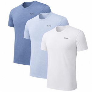 T-shirt unisexe gris en coton à col rond et manches courtes, coupe classique, tissu jersey décontracté, couleur unie, tee-shirt gris décontracté et sportif - Product Image 5