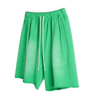 Shorts délavés personnalisés pour hommes, style vintage, en coton, décontractés, pour l'été - Product Image 4