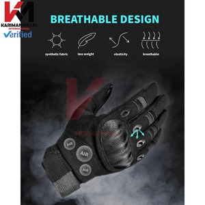 Guantes Tácticos Premium para Paintball, Palma con Absorción de Impactos, Protección Reforzada en los Nudillos, Dorso de Malla Transpirable, Antideslizantes, Dedos Completos - Product Image 4