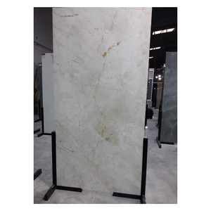 Real Picture Warm Beige <b>Marble</b> Porcelain Tile 120x240cm Natural Stone Finish <b>Large</b> Slab Upgrade Interiors Next-Gen Porcelain - Product Image 1