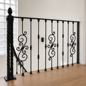 Transforme el exterior de su hogar con diseños de barandillas de hierro forjado personalizados, elaborados para una elegancia atemporal y una calidad duradera. - Product Image 1