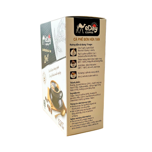 eDay Low-Calorie 3-in-1 Instant Slim Coffee Powder-First Grade 10 Sticks Per Box | Neutral Taste & Customized <b>Label</b> Packaging - Product Image 4
