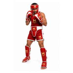 MANGOES FASHION Professional Leather Boxing Training Gloves Adjustable Wrist <b>Strap</b> Hook Loop Closure Custom Logo Option Sparring - Product Image 5