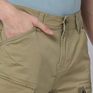 Pantalones Cargo Tácticos de Lona Unisex con Múltiples Bolsillos, Resistentes al Desgaste, Impermeables y Cortavientos, Pantalones para Hombre Lavados para Todas las Estaciones - Product Image 5