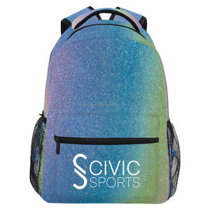 Nueva mochila con purpurina al por mayor, mochila de porristas brillantes para animadora, sin MOQ, diseño personalizado, logotipo bordado, bolsa con purpurina - Product Image 3