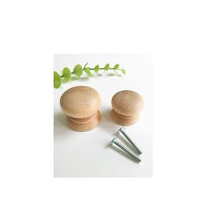 Poignées de porte en bois design, poignées de meuble faites à la main, tirants de tiroir, quincaillerie pour armoire et placard - Product Image 1