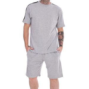 Conjuntos de pantalones cortos de material duradero, manga corta para hombre, ropa deportiva de moda, conjunto de 2 piezas de pantalones cortos para hombre, calidad superior - Product Image 6