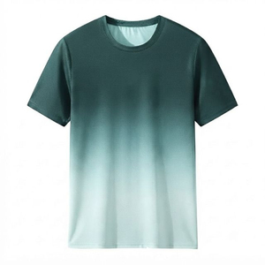 เสื้อยืดผู้ชายพิมพ์ลายดิจิทัล แขนสั้น สีพื้น คอกลม ผ้าถัก คอตตอน ระบายอากาศได้ดี สวมใส่สบายๆ สำหรับฤดูร้อน - Product Image 6