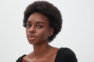 Pendientes de Aro de Oro Sólido de 14K de Lujo con Diamantes Cultivados en Laboratorio en Corte Pera Rosa y Blanco, con Dijes Flotantes, Elegantes para Mujer, Regalo de Boda, Joyería - Product Image 3