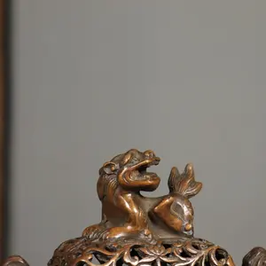 Signature Cultural Religious Home Eco-friendly Durable Bakhoor Incense <b>Burner</b> Crafted for Metal Use - Product Image 5